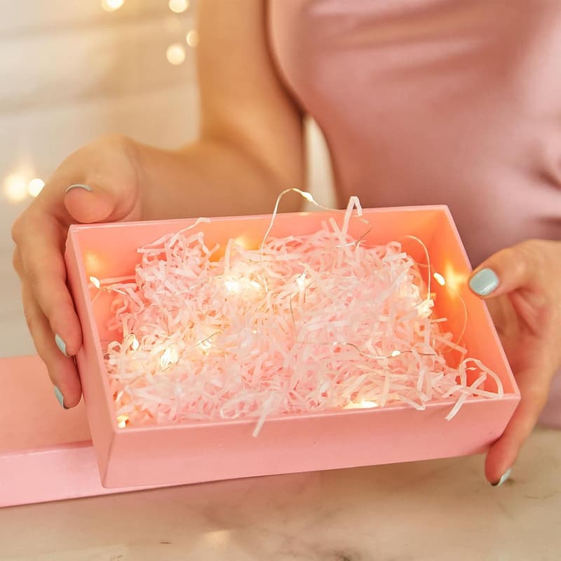Battery-Powered 7FT Warm White Fairy String Lights - 12-Pack