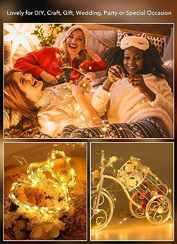 12 Pack Battery Operated LED Fairy Lights for Weddings & Parties