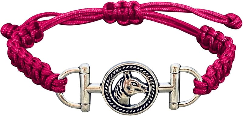 Equestrian Charm Bracelet for Horse Lovers - Adjustable Friendship Jewelry