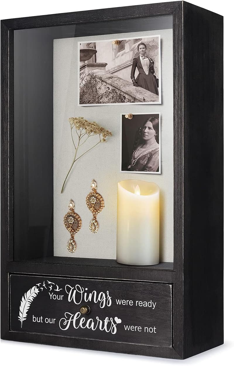 Sympathy Gift: Memorial Picture Frame & Shadow Box