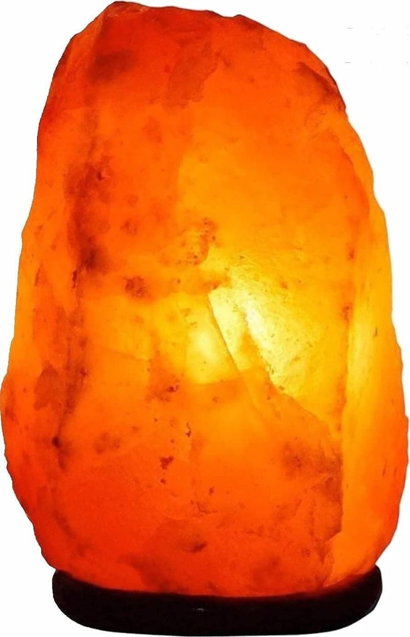 Himalayan Salt Lamp with Dimmer - Hand Carved Natural Night Light