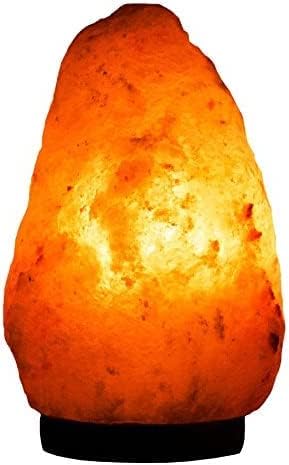 Himalayan Salt Lamp with Dimmer - Hand Carved Natural Night Light