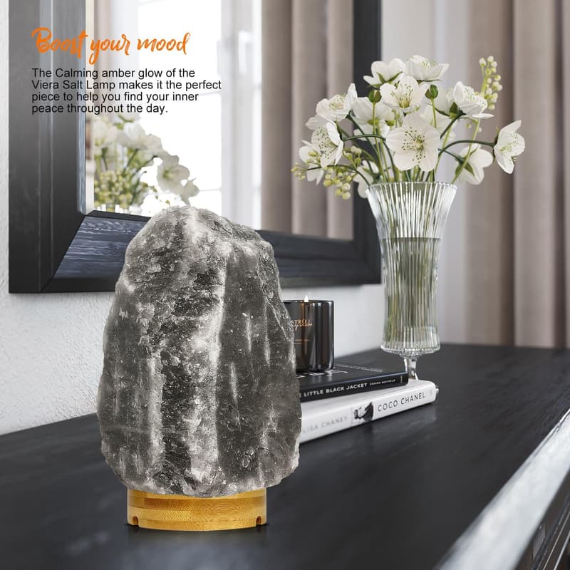 Himalayan Salt Lamp Set of 2 - Dimmable Night Lights