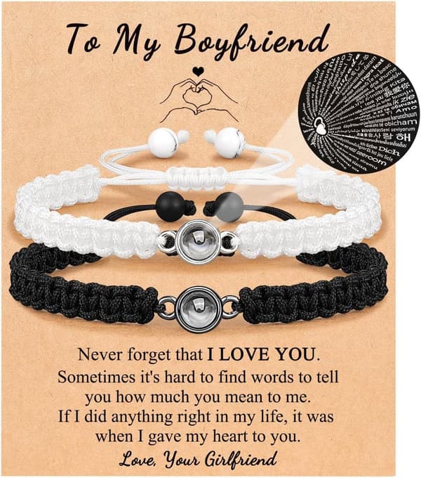 I Love You 100 Languages Bracelet for Couples - Anniversary Gift