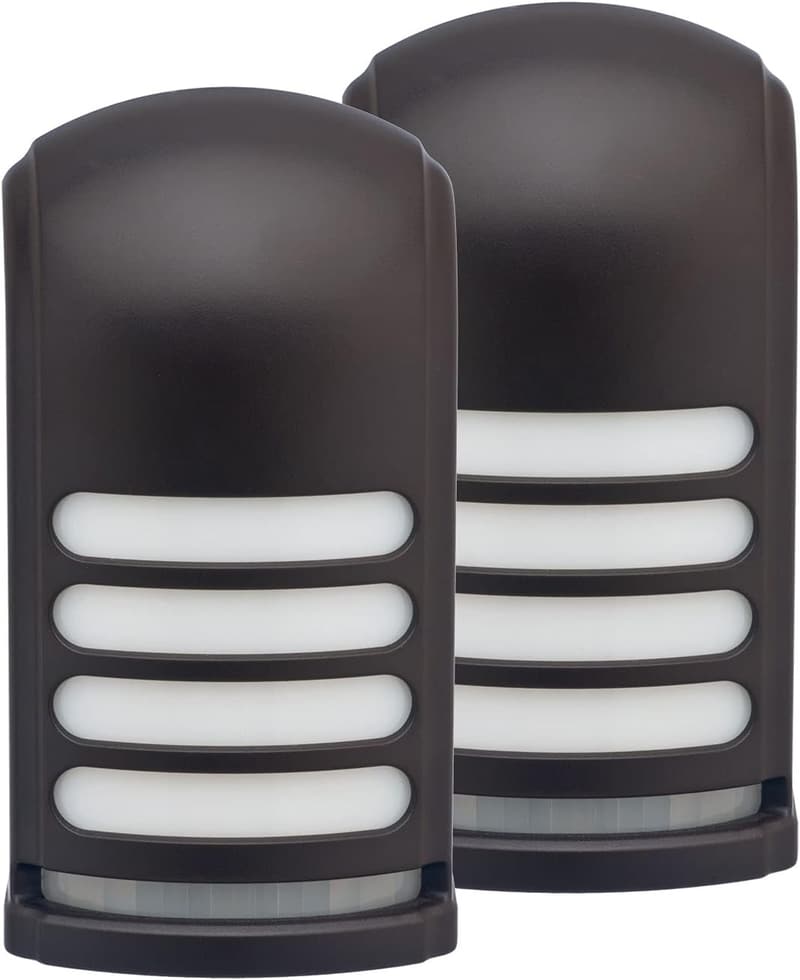 Battery Operated Motion Activated LED Deck Lights - 2 Pack