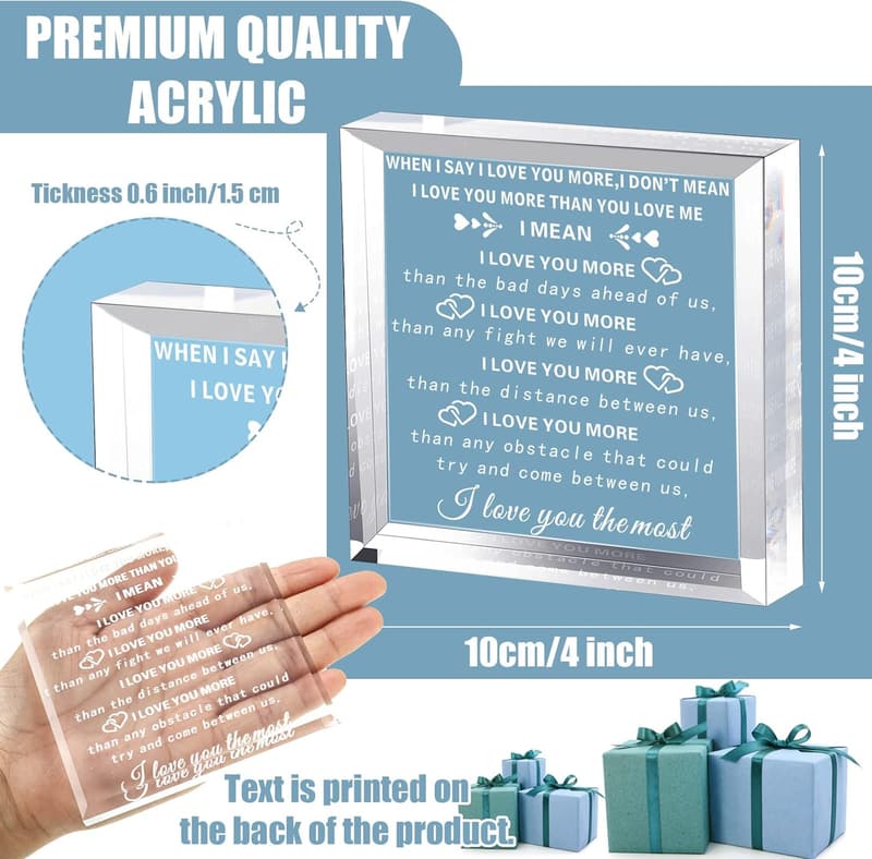 Anniversary Gift: Modern Keepsake for Him
