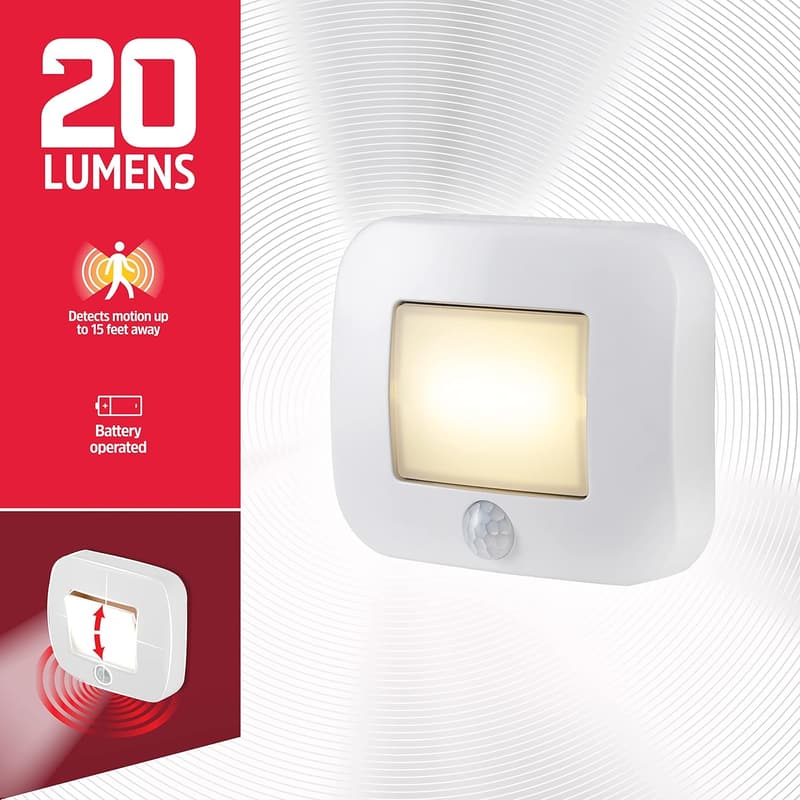 Motion-Activated LED Path Light - Wireless & Battery-Powered