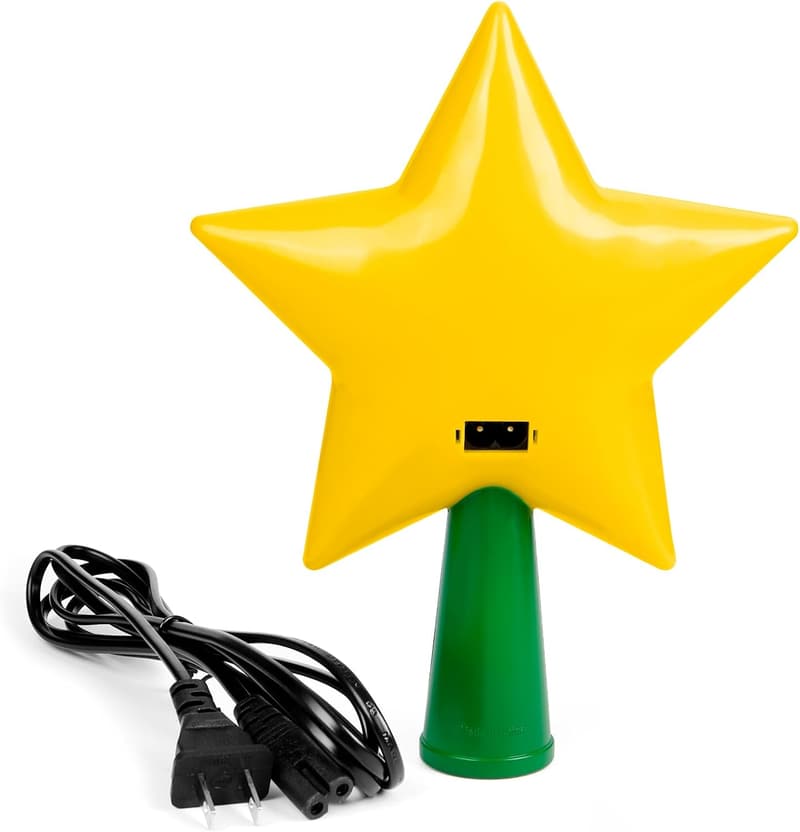 LED Mario Star Christmas Tree Topper - Light Up Decoration