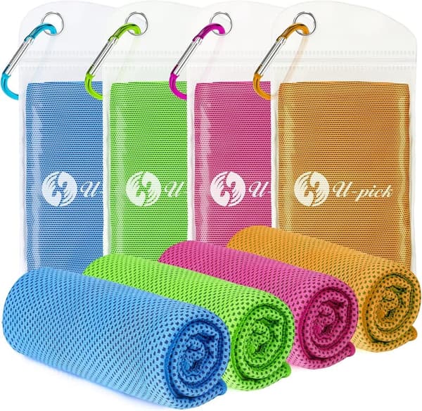 Cooling Towels for Gym & Sports - Soft Breathable Ice Towels