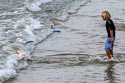 Beach Toy Set: Wave-Powered Mini-Surfer & Surfboard