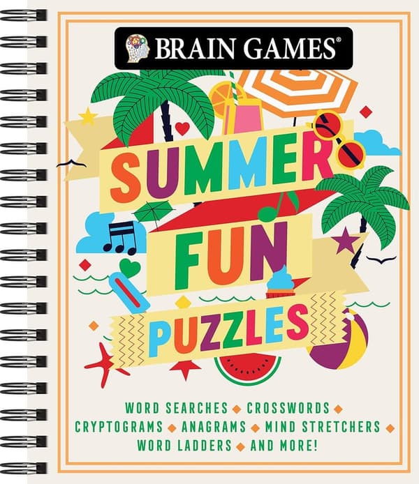 Summer Fun Puzzles: Word Searches & Crosswords (Volume 3)