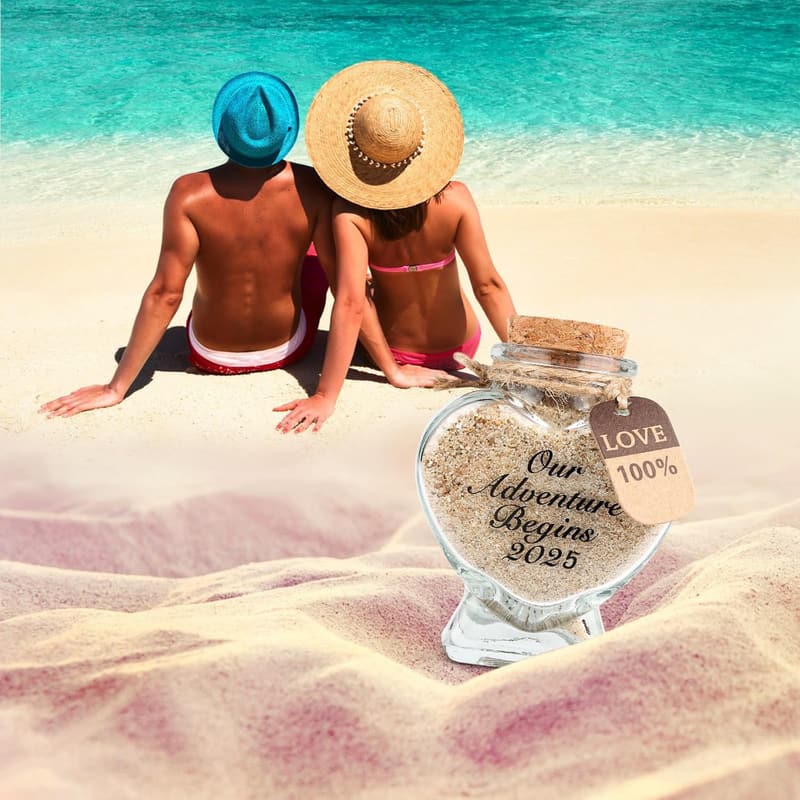 Honeymoon Jar – Our Adventure Begins 2025 for Newlyweds
