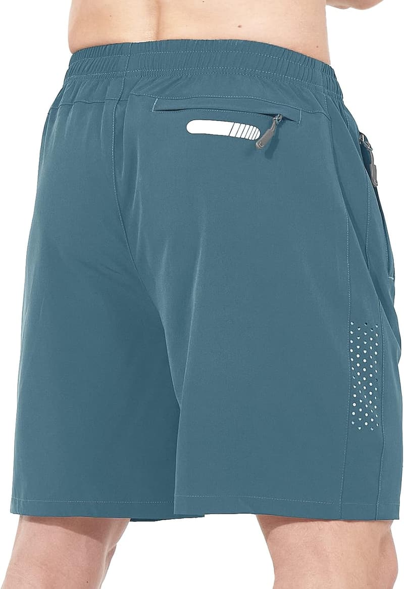 Men's Quick-Dry Athletic Running Shorts for Gym & Sports