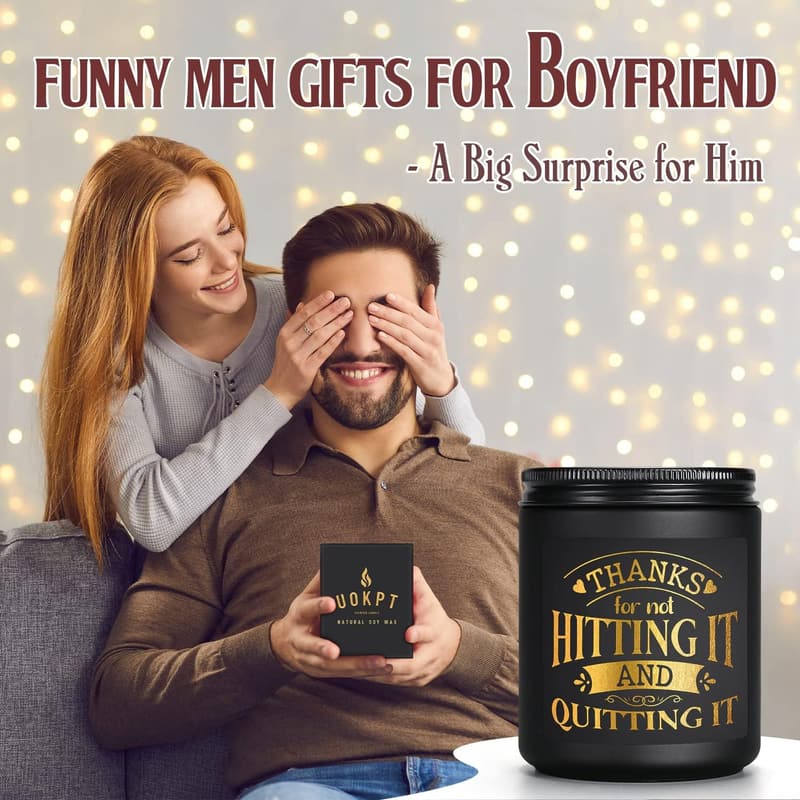Naughty Scented Candles - Funny Birthday Gift for Him