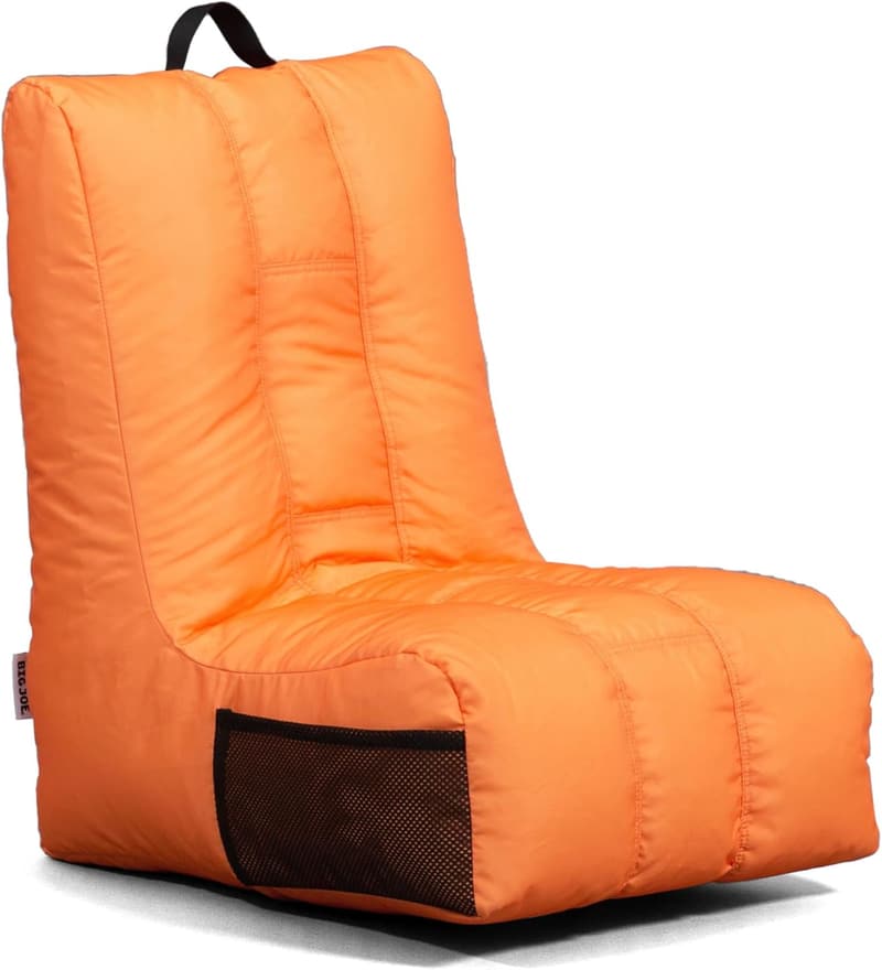 Big Joe Video Lounger Bean Bag Chair - Tangerine, 2ft