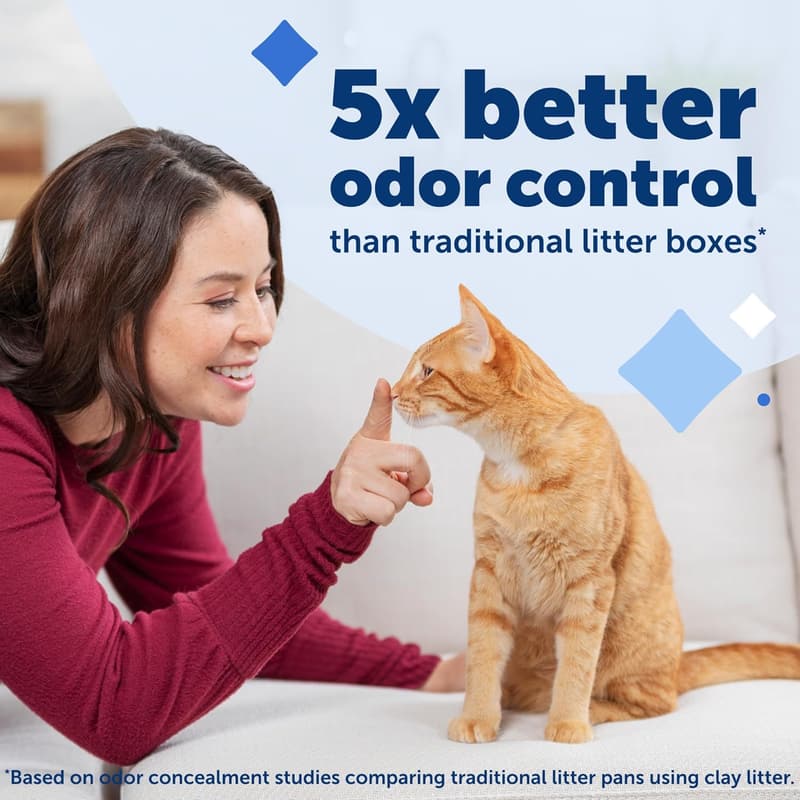 PetSafe ScoopFree Crystal Cat Litter - Fresh Scent, Pack of 3