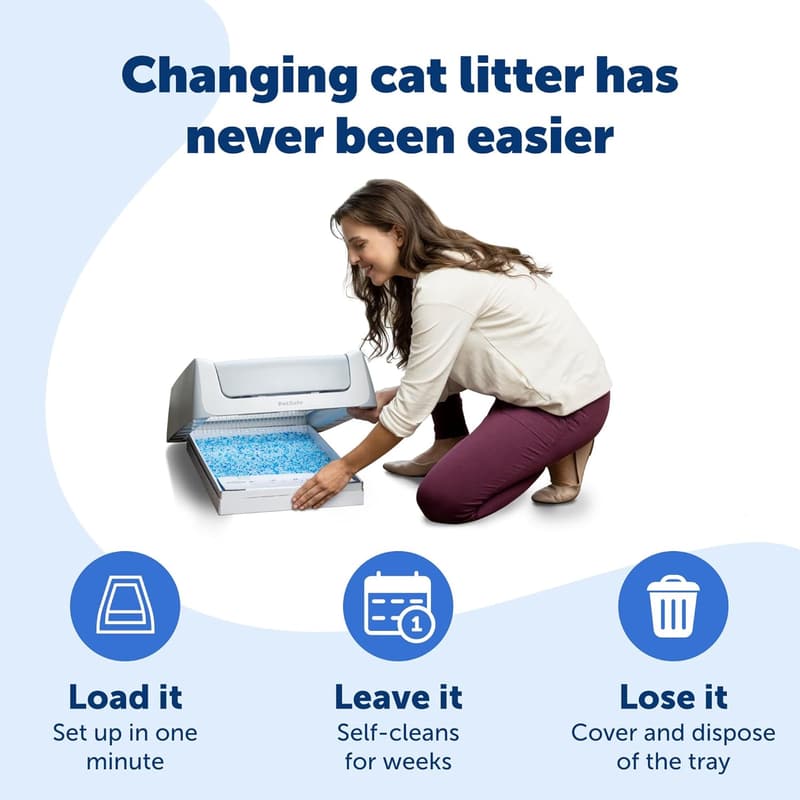 PetSafe ScoopFree Crystal Cat Litter - Fresh Scent, Pack of 3
