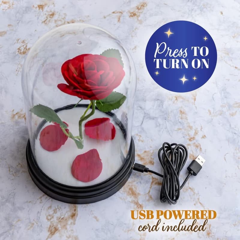 Disney Enchanted Rose Light - Touch Activated