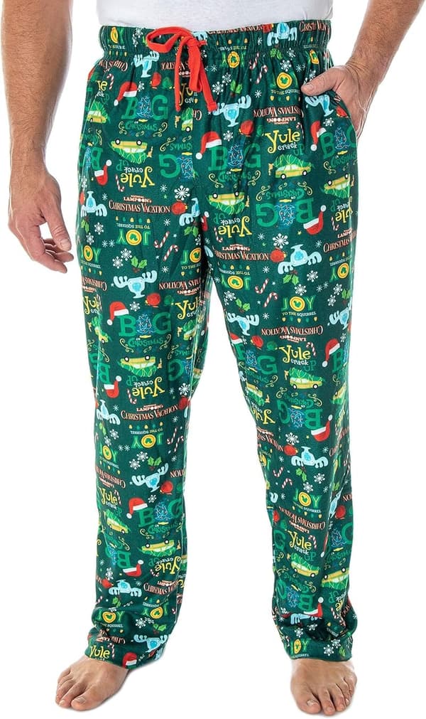 Christmas Men's Lounge Pajama Pants - Allover Print