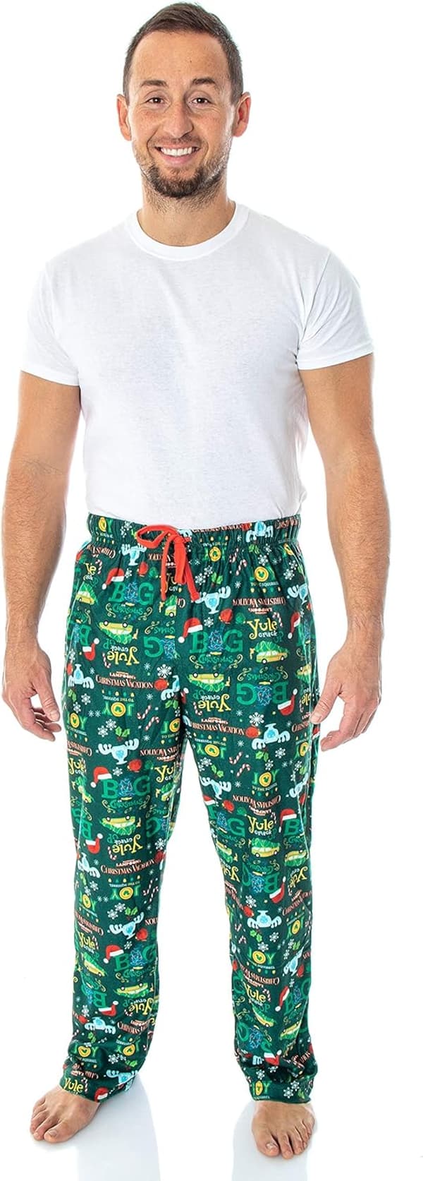 Christmas Men's Lounge Pajama Pants - Allover Print