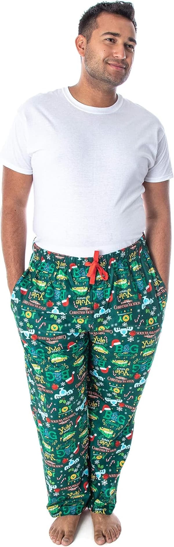 Christmas Men's Lounge Pajama Pants - Allover Print
