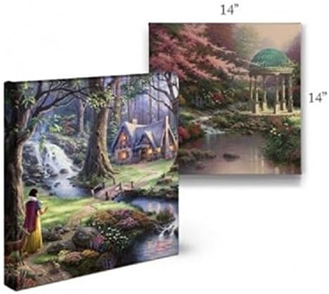 Disney Beauty and the Beast Canvas Art - Dancing in the Moonlight 14