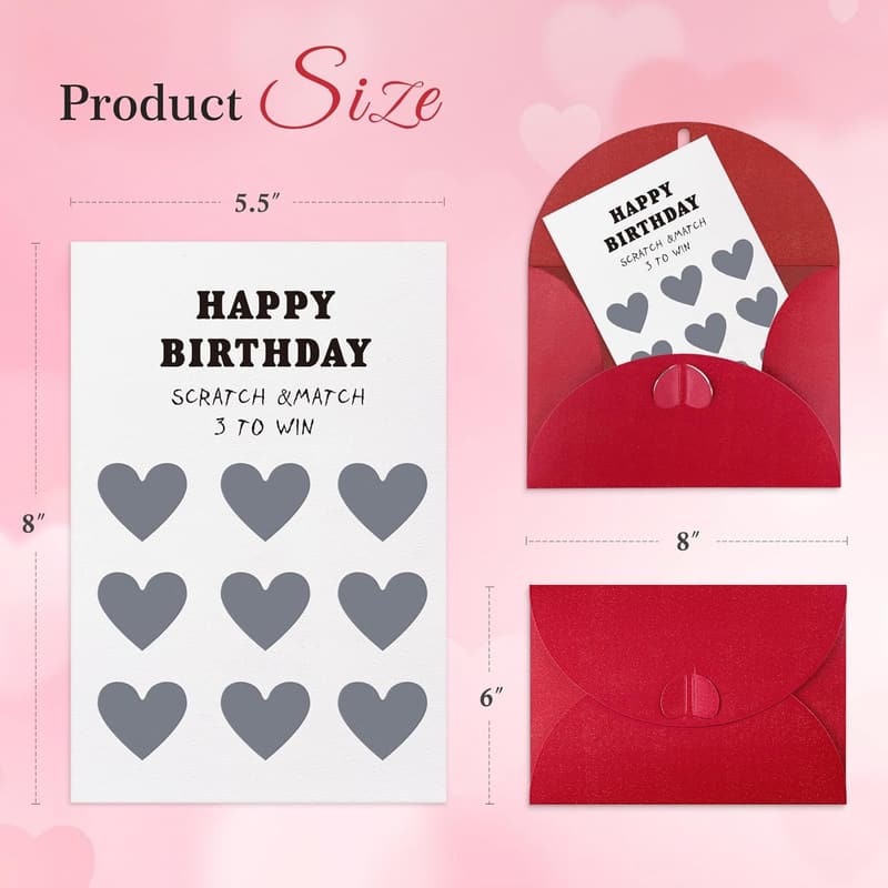 Funny Birthday Scratch-Off Card for Boyfriend with Envelope