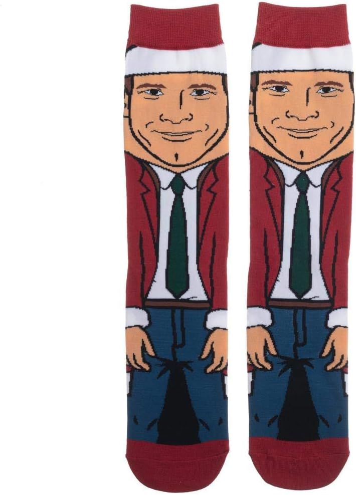 Clark Griswold Christmas Crew Socks - Sublimated 360 Design