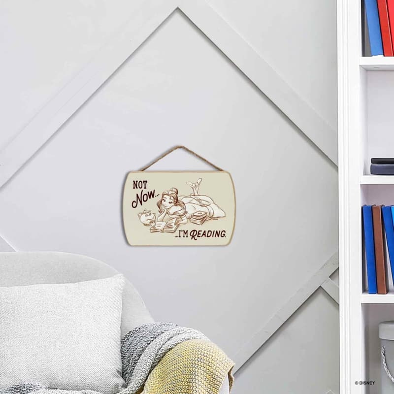 Cute Belle Wall Decor Sign for Kids' Room - 