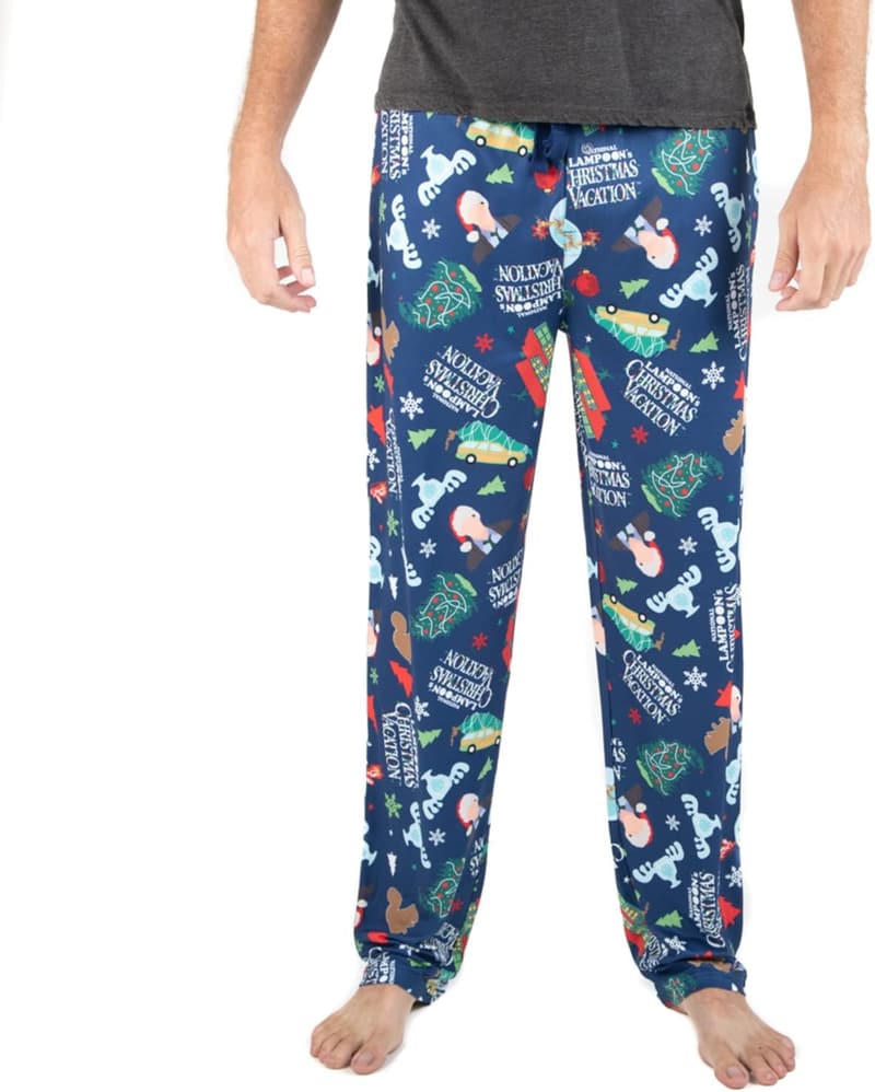 Christmas Pajama Sleep Pants for Men - All Over Print Logo