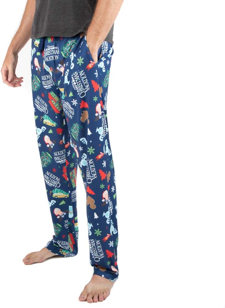 Christmas Pajama Sleep Pants for Men - All Over Print Logo