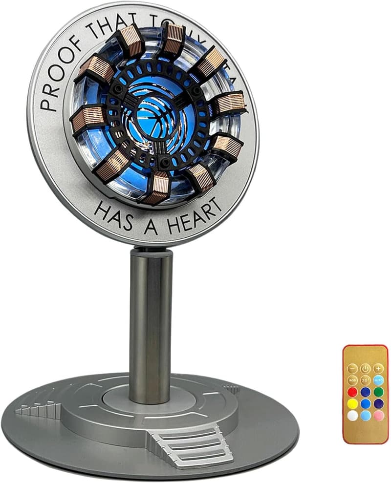 Rechargeable Multi-Color Arc Reactor Lamp for Him