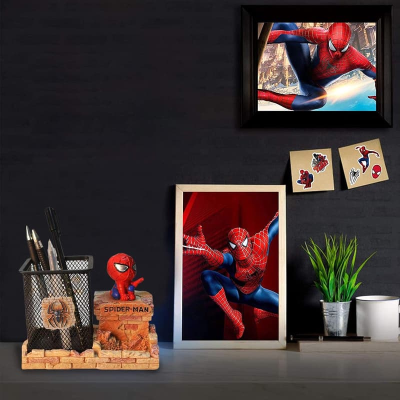 Spiderman Pen Holder - Unique Desk Organizer for Fans