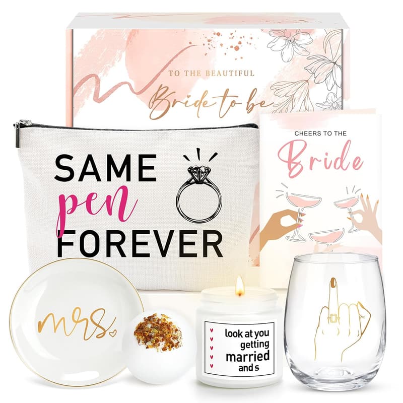 Classy Bridal Shower Gift Box for the Bride-to-Be