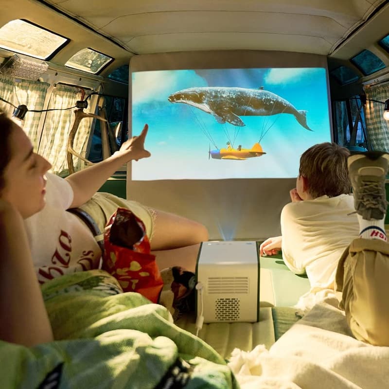 BenQ GS50 1080p Wireless Outdoor Projector for Camping