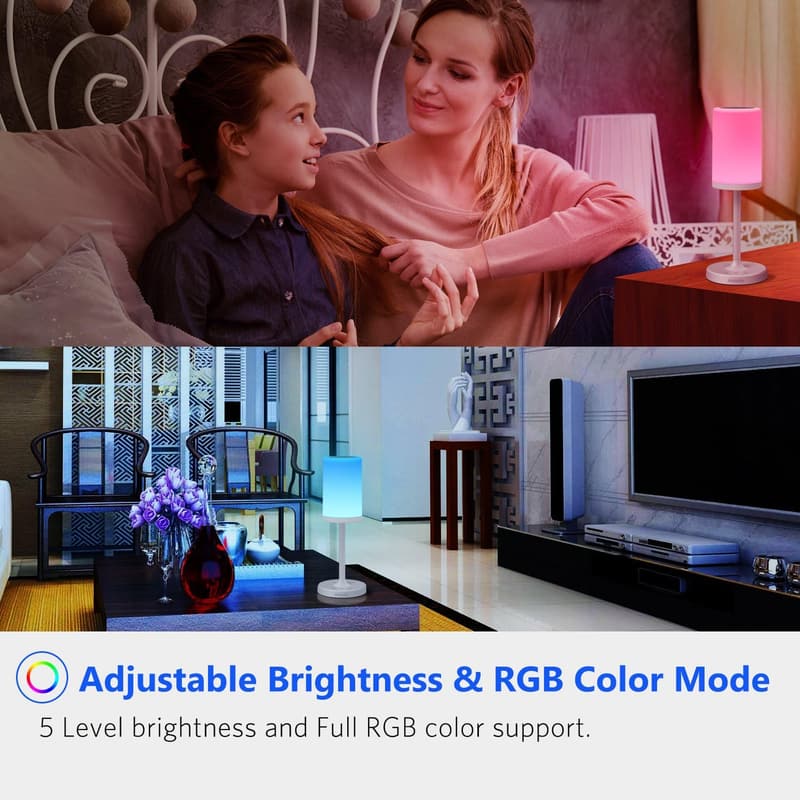 Portable Bluetooth Speaker & Smart Touch Table Lamp, Dimmable