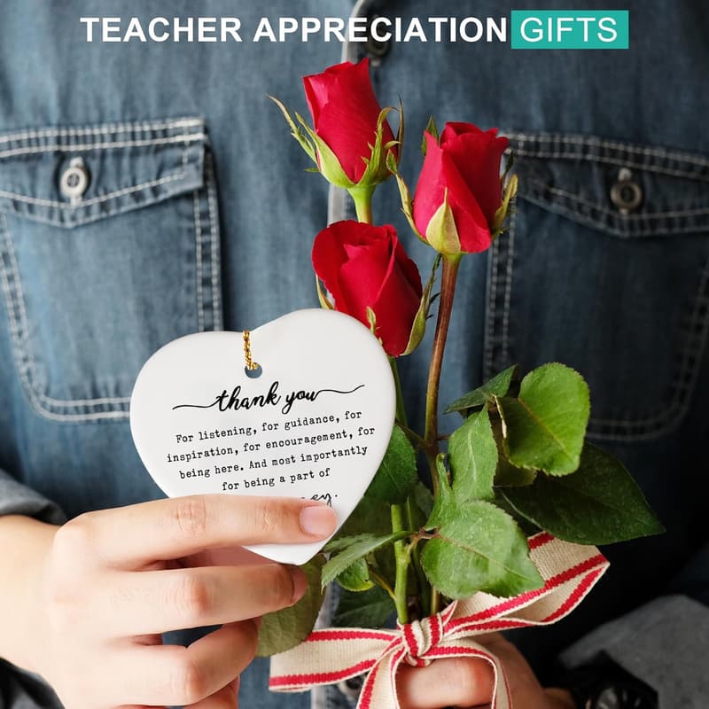 Thank You Gift Ornaments for Women, Ideal Appreciation Gift