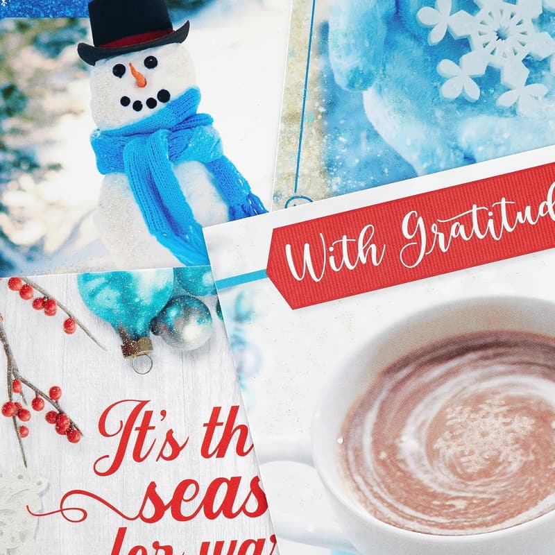 Appreciation Christmas Card Set for Caregivers & Service Workers