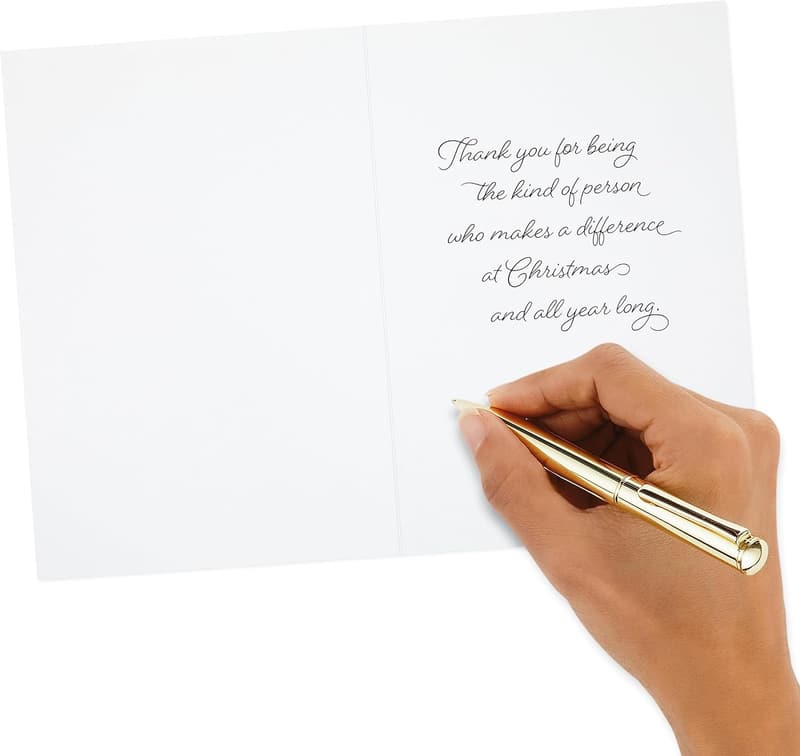 Appreciation Christmas Card Set for Caregivers & Service Workers