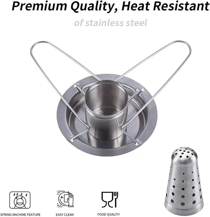 Premium 304 Stainless Steel Beer Can Chicken Holder for Grill