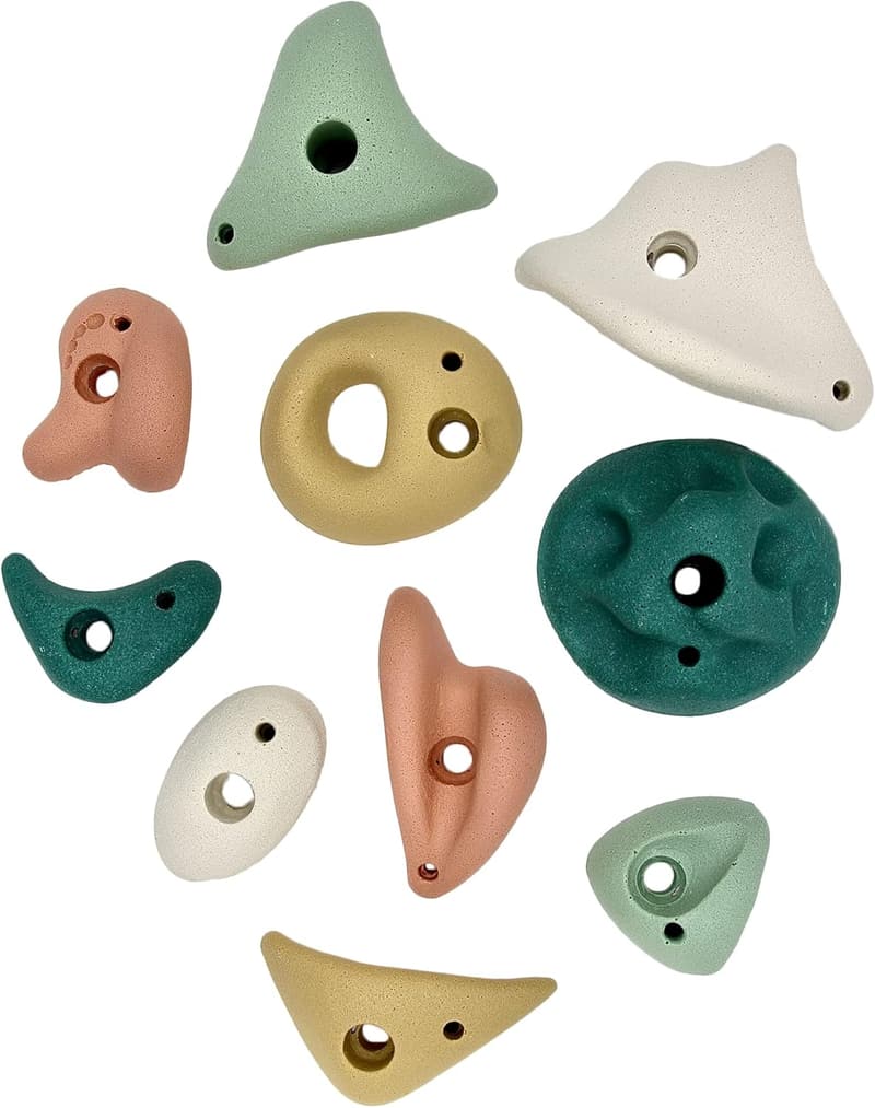 Premium Rock Climbing Holds for Kids - Indoor Wall Set