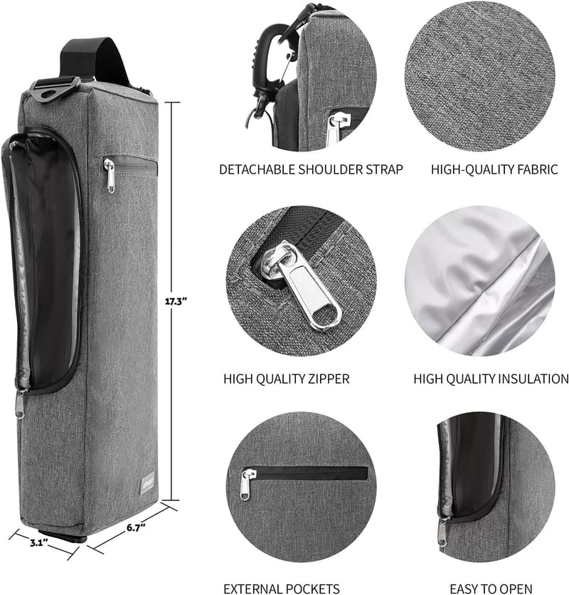 Insulated Beer Sleeve for Golf Bag - Leakproof Cooler for Cans