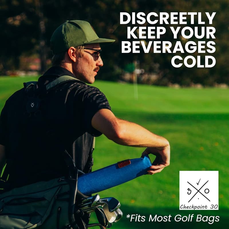 Insulated Golf Cooler Sleeve | Holds 6 Cans, Keeps Cold 6 Hours
