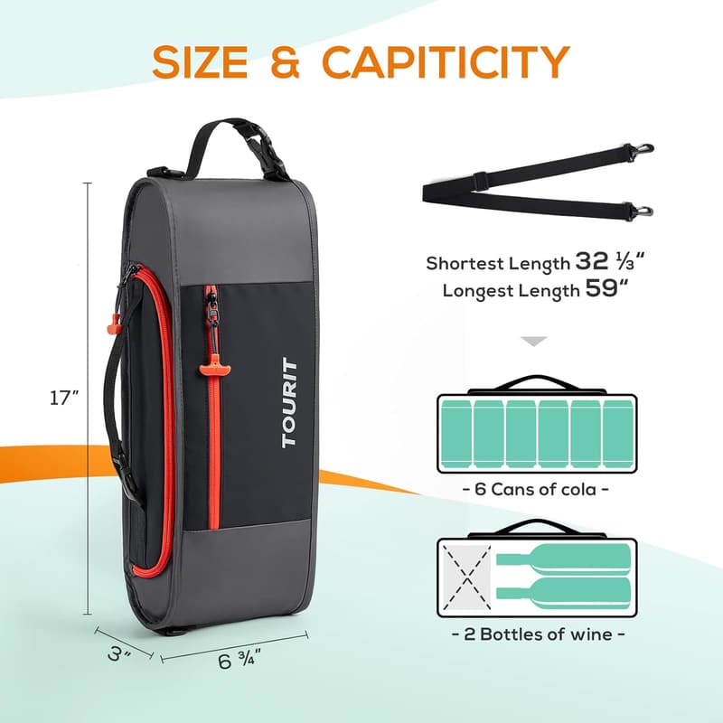 Golf Accessories: Small Insulated Cooler Sleeve for 6 Cans
