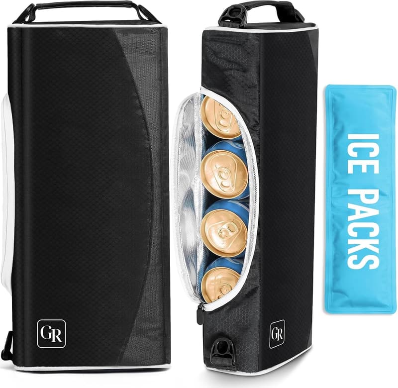 Fathers Day Golf Cooler Bag with Ice Packs - Fits Golf Bags