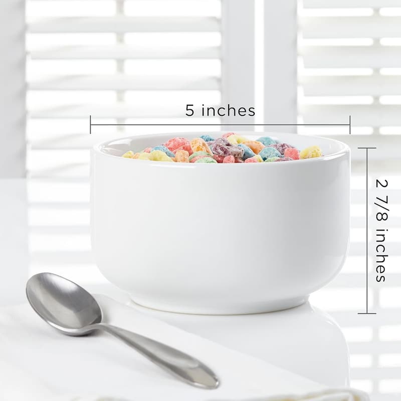Customizable 14oz Kids Cereal Bowl - Dishwasher & Microwave Safe