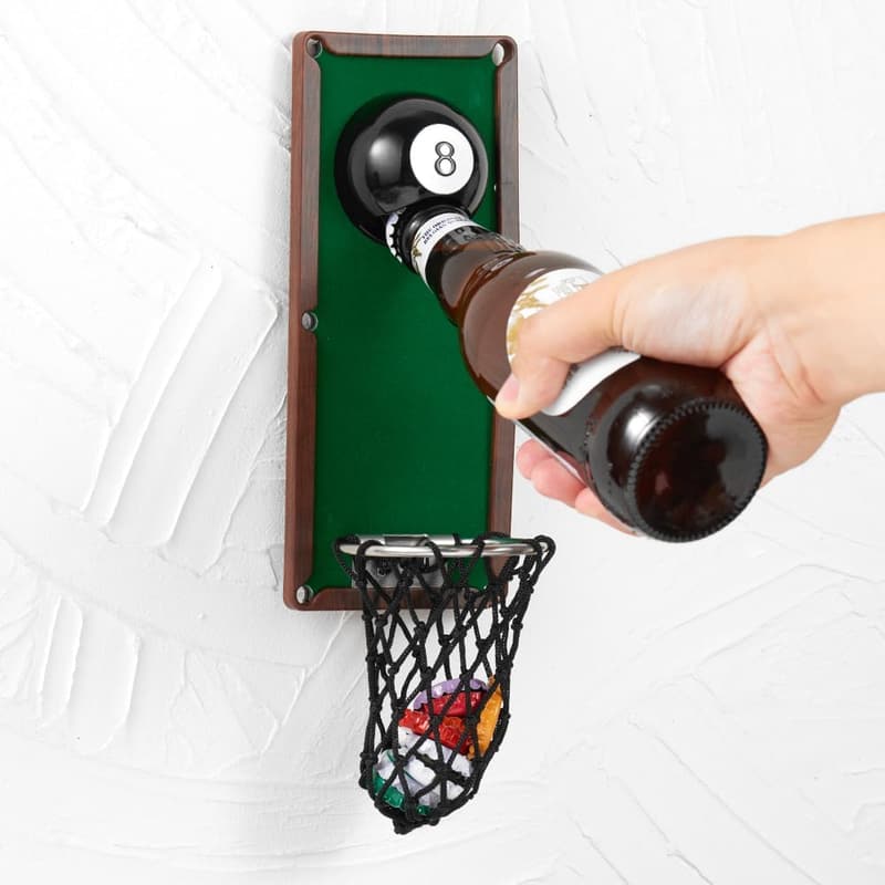 Birthday Gift for Billiards Enthusiasts - Magnetic Wall-Mounted Opener