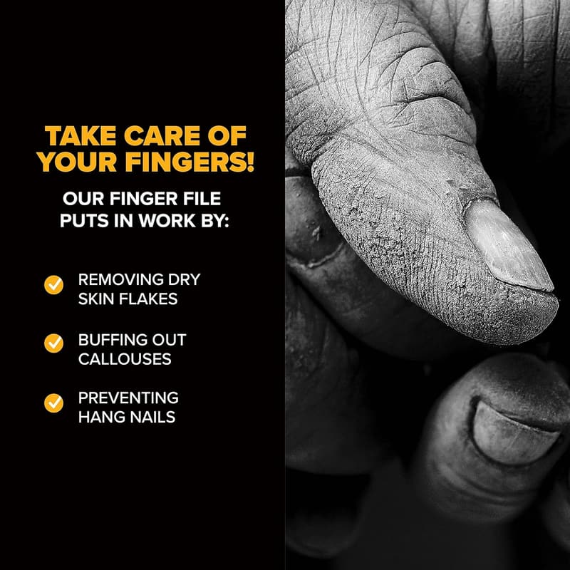 Pocket-Sized Double-Sided Hand & Finger File for Travel