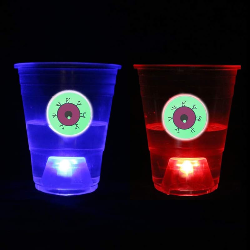 Halloween Glow-in-the-Dark Beer Pong Set with LED Cups