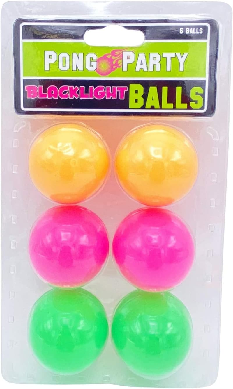 Neon Party Pong Balls for Island Dogs